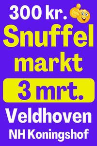 Snuffelmarkt Veldhoven zondag 3 maart 2024 