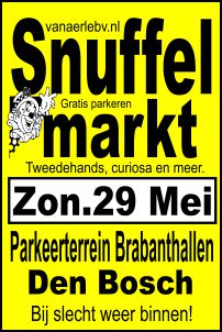 Snuffelmarkt Brabanthallen Den Bosch 29 mei 2022