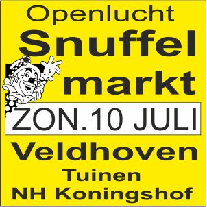 Openlucht Snuffelmarkt Veldhoven 10 juli 2022