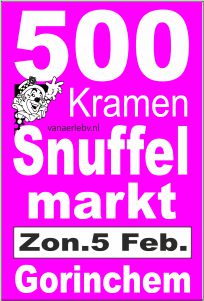 Mega snuffelmarkt Gorinchem 5 februari 2023