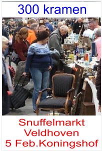 Snuffelmarkt Veldhoven zondag 5 Februari 2023