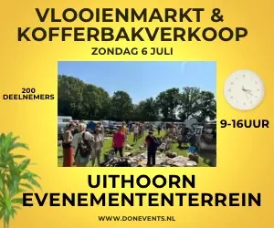 Vlooienmarkt & Kofferbakverkoop Uithoorn zondag 6 juli 2025
