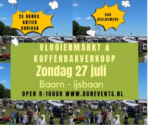 VLOOIENMARKT &KOFFERBAKVERKOOP zondag 27 juli 2025 Baarn