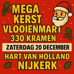 XXL KERST vlooienmarkt Nijkerk zaterdag 20 december
