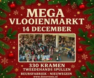 MEGA VLOOIENMARKT NIEUWEGEIN zondag 14 december 2025