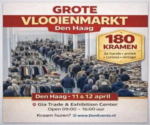 MEGA VLOOIENMARKT DEN HAAG – GIA EVENEMENTENHAL – 11+12 APRIL 2026