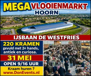 MEGA Vlooienmarkt Hoorn – ijsbaan de westfries ZONDAG 31 mei 2026