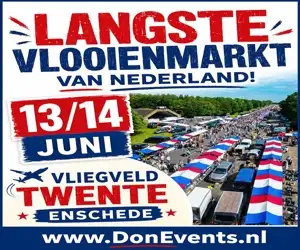 Langste vlooienmarkt van Nederland, Vliegveld Twente Enschede 13 & 14 juni 2026