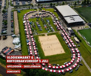 VLOOIENMARKT & KOFFERBAKVERKOOP Apeldoorn zondag 5 juli 2026
