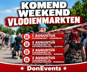 Vlooienmarkten komend weekend 1 - 2 augusutus - Don Events