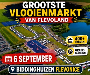 MEGA VLOOIENMARKT biddinghuizen zondag 6 september 2026