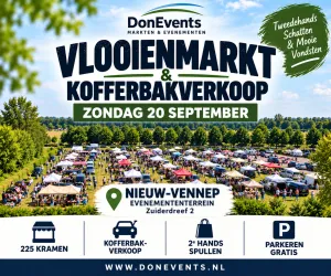 VLOOIENMARKT & KOFFERBAKVERKOOP Nieuw-Vennep zondag 20 september 2026