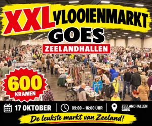 MEGA VLOOIENMARKT zeelandhallen – zaterdag 17 oktober 2026 XXL EDITIE 600 KRAMEN